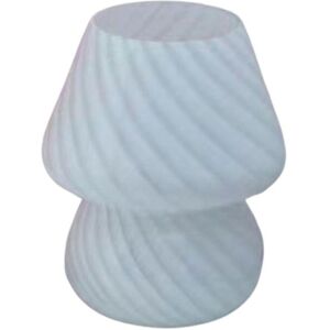 TLILY Glass LED Desk Lamp Mushroom Shaped Table Bedroom Bedside Kids Room Decoration Lights Decor A TLILY Glass LED Desk Lamp Mushroom Shaped Table Bedroom Bedside Kids Room Decoration Lights Decor A