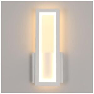GOECO Acrylic LED Wall Lamp, Modern Design, White, 32x12x5 cm, White Light, 16W, Ideal for Nordic Decoration GOECO Acrylic LED Wall Lamp, Modern Design, White, 32x12x5 cm, White Light, 16W, Ideal for Nordic Decoration