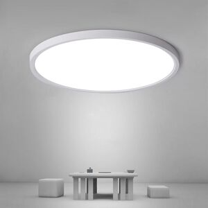 GOECO Ceiling Light - 30cm 24W 2160LM - IP44 White Cold - Ceiling Light GOECO Ceiling Light - 30cm 24W 2160LM - IP44 White Cold - Ceiling Light