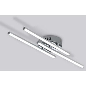 GOECO COECO Triple Strip LED Ceiling Light 18W, 6000K Bright White, Silver 37cm Slim Design for Living Room/Kitchen/Office - Energy-Saving & Modern, GOECO COECO Triple Strip LED Ceiling Light 18W, 6000K Bright White, Silver 37cm Slim Design for Living Room/Kitchen/Office - Energy-Saving & Modern,