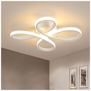 GOECO LED Ceiling Light Floral Design, White, 30 cm, Neutral Light, 30W, Ideal for Kitchen and Bedroom GOECO LED Ceiling Light Floral Design, White, 30 cm, Neutral Light, 30W, Ideal for Kitchen and Bedroom
