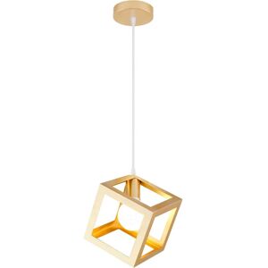 NORCKS Gold Square Metal Ceiling Lamp Geometric Cube Pendant Light E27 Modern Pendant Lights Modern Pendant Lights For Loft Cafe Bar Restaurant NORCKS Gold Square Metal Ceiling Lamp Geometric Cube Pendant Light E27 Modern Pendant Lights Modern Pendant Lights For Loft Cafe Bar Restaurant