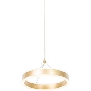 QAZQA Pendant Lamp Lyani - Adjustable 3-step LED - Gold - 30cm QAZQA Pendant Lamp Lyani - Adjustable 3-step LED - Gold - 30cm