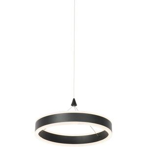 QAZQA QAZQA Lyani Pendant Light - Black, 30cm, Adjustable LED QAZQA QAZQA Lyani Pendant Light - Black, 30cm, Adjustable LED