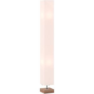 Homcom - 120cm Tall Linen Floor Lamp Wood Base Steel Frame Stylish Home Lighting Homcom - 120cm Tall Linen Floor Lamp Wood Base Steel Frame Stylish Home Lighting