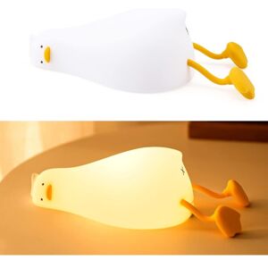 Gotrays - Silicone Night Light for Kids Bedroom, Peace Duck Night Lamp, Rechargeable Bedside Lamp for Children. Gotrays - Silicone Night Light for Kids Bedroom, Peace Duck Night Lamp, Rechargeable Bedside Lamp for Children.