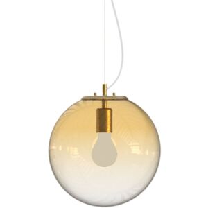 Ideal Lux - Mapa Clear 30cm Globe Pendant Ceiling Light Amber Ideal Lux - Mapa Clear 30cm Globe Pendant Ceiling Light Amber
