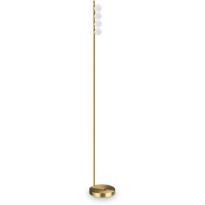 Ideal Lux Ping Pong 4 Light Brass Floor Lamp - Floor Lamp Ideal Lux Ping Pong 4 Light Brass Floor Lamp - Floor Lamp