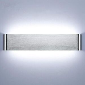 LINGHHANG Indoor Wall Light 40cm Wall Lamp 18W 6000k Aluminum LED Wall Lamp for Bedroom, Hallway Lighting, Living Room, Stairs LINGHHANG Indoor Wall Light 40cm Wall Lamp 18W 6000k Aluminum LED Wall Lamp for Bedroom, Hallway Lighting, Living Room, Stairs