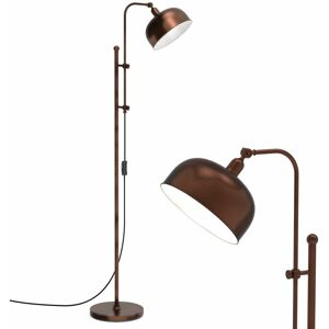 COSTWAY Industrial Floor Lamp Metal Free-standing Light Adjustable Height 180° Lampshade COSTWAY Industrial Floor Lamp Metal Free-standing Light Adjustable Height 180° Lampshade