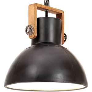 vidaXL Industrial Hanging Lamp - Black - 30cm - 25W - E27 - Round - Multi Colours vidaXL Industrial Hanging Lamp - Black - 30cm - 25W - E27 - Round - Multi Colours