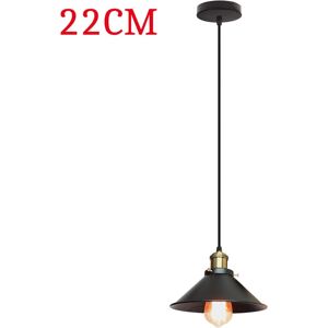 AXHUP Industrial Pendant Light, Metal Chandelier with Ø22cm Lamp Shade Vintage Metal Iron Hanging Ceiling Lamp for Bedroom Living Room Kitchen Island AXHUP Industrial Pendant Light, Metal Chandelier with Ø22cm Lamp Shade Vintage Metal Iron Hanging Ceiling Lamp for Bedroom Living Room Kitchen Island