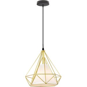 Norcks - Industrial Pendant Lights 25CM Gold, Vintage Diamond Shape Pendant Lights Iron Cage Ceiling Light E27 For Kitchen Dining Room Bar Norcks - Industrial Pendant Lights 25CM Gold, Vintage Diamond Shape Pendant Lights Iron Cage Ceiling Light E27 For Kitchen Dining Room Bar