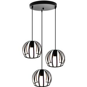 NORCKS Industrial Vintage 3 Heads Pendant Light Modern Ceiling Lamp Round Iron Metal Pendant Lights For Kitchen Farmhouse Hallway Indoor Black NORCKS Industrial Vintage 3 Heads Pendant Light Modern Ceiling Lamp Round Iron Metal Pendant Lights For Kitchen Farmhouse Hallway Indoor Black