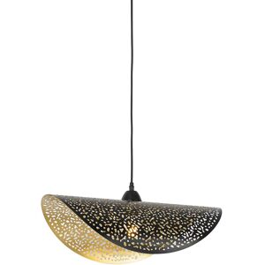 Qazqa Black and Gold Oriental Pendant Light - Japke - E27 - Max 60W Qazqa Black and Gold Oriental Pendant Light - Japke - E27 - Max 60W