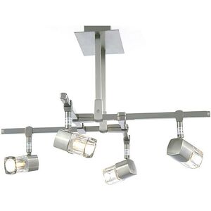 Inspired Lighting - Inspired Clearance - Ticino Semi Flush 4 Light G9 Satin Chrome Inspired Lighting - Inspired Clearance - Ticino Semi Flush 4 Light G9 Satin Chrome