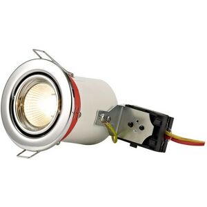 Inspired Lighting Agni Adjustable Fire Rated Downlight - Polished Chrome - Recessed Downlight Inspired Lighting Agni Adjustable Fire Rated Downlight - Polished Chrome - Recessed Downlight