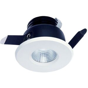 Mantra - Inspired Fusion Cies Downlight 8.4cm Round 7W cob led 3000K, 590lm, IP54, Matt White, Driver Included, 3yrs Warranty Mantra - Inspired Fusion Cies Downlight 8.4cm Round 7W cob led 3000K, 590lm, IP54, Matt White, Driver Included, 3yrs Warranty