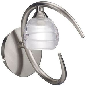 Inspired Mantra Loop Wall Lamp 1 Light G9 eco, Satin Nickel Inspired Mantra Loop Wall Lamp 1 Light G9 eco, Satin Nickel