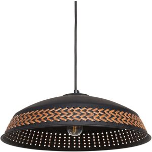 Beliani Pendant Lamp Black - Modern Pendant Light Beliani Pendant Lamp Black - Modern Pendant Light