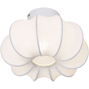 QAZQA Japandi Ceiling Lamp White 27cm - Plu Asyesha QAZQA Japandi Ceiling Lamp White 27cm - Plu Asyesha