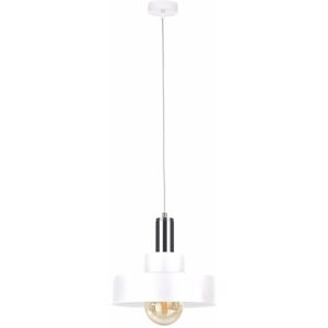 Keter Lighting - Keter Giza Dome Pendant Ceiling Light White, Silver, 30cm, 1x E27 Keter Lighting - Keter Giza Dome Pendant Ceiling Light White, Silver, 30cm, 1x E27