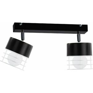 KETER LIGHTING Keter Mao Twin Ceiling Spotlight Black, 50cm, 2x E27 KETER LIGHTING Keter Mao Twin Ceiling Spotlight Black, 50cm, 2x E27