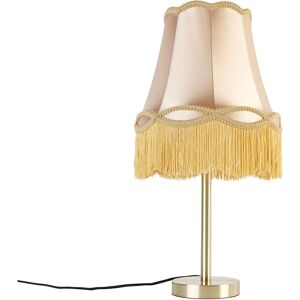 QAZQA Classic Antique Table Lamp - E27, Gold, 30cm - Table Light QAZQA Classic Antique Table Lamp - E27, Gold, 30cm - Table Light