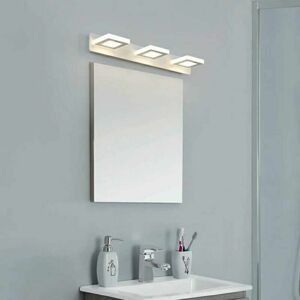 TRIMEC Lampe Miroir Applique Salle de Bain lumière tricolore, 15W Luminaire Salle de Bain Intérieure Moderne lampe Eclairage Salle de Bain, Réglable à 360Ḟ, TRIMEC Lampe Miroir Applique Salle de Bain lumière tricolore, 15W Luminaire Salle de Bain Intérieure Moderne lampe Eclairage Salle de Bain, Réglable à 360Ḟ,