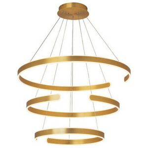 Larissa Lighting Ilio Ceiling Pendant Light - 3 Light - 3000K - Brushed Gold Larissa Lighting Ilio Ceiling Pendant Light - 3 Light - 3000K - Brushed Gold