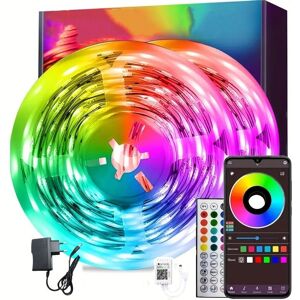 IKODM Led Bedroom 30M Led Strip Light Multicolor Decorative, Rgb String Lights Dimmable with Remote Control, Bluetooth APP, Musical for Home, Living Room, IKODM Led Bedroom 30M Led Strip Light Multicolor Decorative, Rgb String Lights Dimmable with Remote Control, Bluetooth APP, Musical for Home, Living Room,
