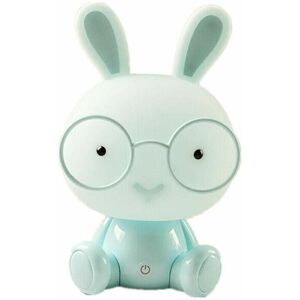 Hoopzi - led Bunny Night Light Tea Light Kids Lamps Eye Protection Emergency Light Touch Decoration Bedroom Bedside Table Mood Lighting, Blue Hoopzi - led Bunny Night Light Tea Light Kids Lamps Eye Protection Emergency Light Touch Decoration Bedroom Bedside Table Mood Lighting, Blue