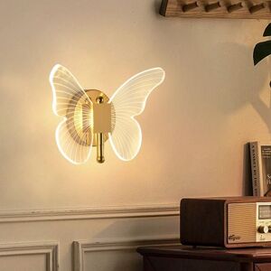 Tonchean - led Butterfly Wall Light Butterfly Wall Lamp 10W Lighting Wall Sconce led Light Fixtures for Bedrooms Dining Room Kitchen Home Decor, Tonchean - led Butterfly Wall Light Butterfly Wall Lamp 10W Lighting Wall Sconce led Light Fixtures for Bedrooms Dining Room Kitchen Home Decor,
