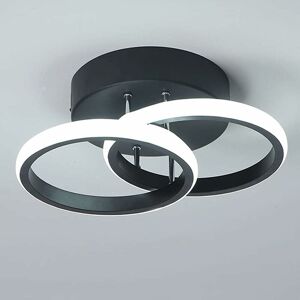 Comely - led Ceiling Light 2 Rings Fashion New Style Black and White Aisle Ceiling Light for Entrance Balcony Corridor Kitchen Living Room Indoor Comely - led Ceiling Light 2 Rings Fashion New Style Black and White Aisle Ceiling Light for Entrance Balcony Corridor Kitchen Living Room Indoor
