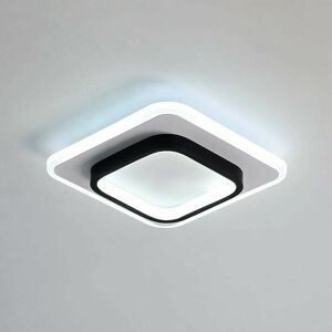 Dewdat - led Ceiling Light, 48W Nordic Square Ceiling Lamp for Hallways Living Room Bedroom, Diameter 24cm, 3000K-6500K (3 Color Temperatures) Dewdat - led Ceiling Light, 48W Nordic Square Ceiling Lamp for Hallways Living Room Bedroom, Diameter 24cm, 3000K-6500K (3 Color Temperatures)
