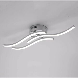 HOOPZI Led Ceiling Light, Suspension Wave-shaped light fixture, 4000K neutral white light, integrated led 18W 1600 Lumen, modern chandelier for living room HOOPZI Led Ceiling Light, Suspension Wave-shaped light fixture, 4000K neutral white light, integrated led 18W 1600 Lumen, modern chandelier for living room