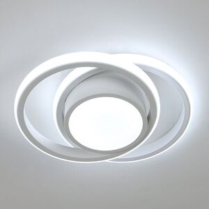 GOECO White Round Modern 32W LED Ceiling Light - Ceiling Light GOECO White Round Modern 32W LED Ceiling Light - Ceiling Light