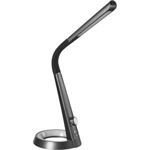 BELIANI LED Desk Lamp CANOPUS with USB Port Black BELIANI LED Desk Lamp CANOPUS with USB Port Black