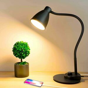 DEWDAT Led Desk Lamp with usb Charging Port 3 Color Modes Reading Light Fully Dimmable Smart Induction Auto-Dimming Work Light Flexible Gooseneck Table Lamp DEWDAT Led Desk Lamp with usb Charging Port 3 Color Modes Reading Light Fully Dimmable Smart Induction Auto-Dimming Work Light Flexible Gooseneck Table Lamp