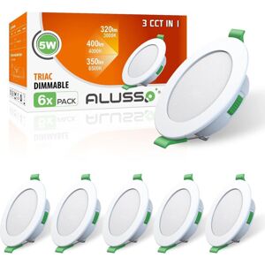 Longziming - led Downlight 6W 400 Lumen Extra Flat, Dimmable Warm White 3000K Neutral White 4000K Cold White 6500K, IP44 Recessed Ceiling Lighting Longziming - led Downlight 6W 400 Lumen Extra Flat, Dimmable Warm White 3000K Neutral White 4000K Cold White 6500K, IP44 Recessed Ceiling Lighting