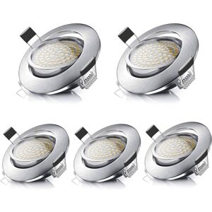 Longziming - led Downlights Adjustable Round 5W Ultraslim Warm White 3000K 470LM 230V IP44 recessed ceiling lighting for bathroom, kitchen, living Longziming - led Downlights Adjustable Round 5W Ultraslim Warm White 3000K 470LM 230V IP44 recessed ceiling lighting for bathroom, kitchen, living