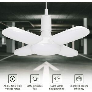 Ikodm - led Garage Light, 60W E26/ E27 6500K 6000Lm Workshop Lamp, Deformable 4 Adjustable Panels, led Ceiling Light for Garage, Warehouse, Workshop, Ikodm - led Garage Light, 60W E26/ E27 6500K 6000Lm Workshop Lamp, Deformable 4 Adjustable Panels, led Ceiling Light for Garage, Warehouse, Workshop,