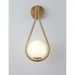 YMYNY Led Indoor Wall Lamp, 5W led Glass Ball Indoor Wall Light, Vintage Indoor Wall Lamp for Living Room, Bedroom, Bedside, Stairs (Gold) mumu YMYNY Led Indoor Wall Lamp, 5W led Glass Ball Indoor Wall Light, Vintage Indoor Wall Lamp for Living Room, Bedroom, Bedside, Stairs (Gold) mumu