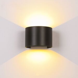 NORCKS Led Modern Wall Lights 12W Warm White Round Creative Wall Light Simple Wall Sconce For Corridor Bedroom Black NORCKS Led Modern Wall Lights 12W Warm White Round Creative Wall Light Simple Wall Sconce For Corridor Bedroom Black