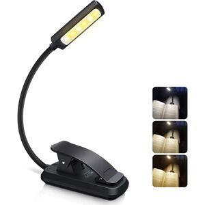 AIPERQ Led Reading Lamp, Rechargeable Reading Light 6 led (Cool White/Warm Yellow) 3 Brightness Modes, 360° Flexible Neck Reading Lamp for Books in Bed, AIPERQ Led Reading Lamp, Rechargeable Reading Light 6 led (Cool White/Warm Yellow) 3 Brightness Modes, 360° Flexible Neck Reading Lamp for Books in Bed,