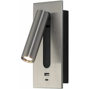 DEWDAT Led Reading Light Bedside Lamp Hidden Switch Bedside Lamp, Type c Bedside Lamp Flush Mount Wall Sconce Reading Lamp, 350° Rotatable 90° Foldable, 3W DEWDAT Led Reading Light Bedside Lamp Hidden Switch Bedside Lamp, Type c Bedside Lamp Flush Mount Wall Sconce Reading Lamp, 350° Rotatable 90° Foldable, 3W