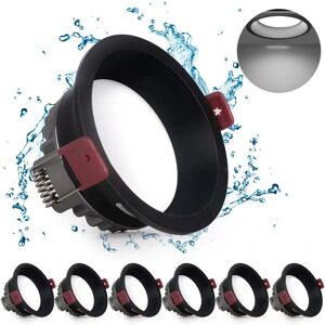 AOUGO Led Recessed Spotlight, 5W 6 Pack 500LM=50W Incandescent, IP44, Cool White 6000K, ac 220-240V, Cutout 75mm, Round Recessed Ceiling for Bathroom, AOUGO Led Recessed Spotlight, 5W 6 Pack 500LM=50W Incandescent, IP44, Cool White 6000K, ac 220-240V, Cutout 75mm, Round Recessed Ceiling for Bathroom,