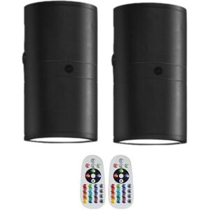 TLILY LED RGB Wall Lamp Smart Remote Control Colorful Bedside Night Light for Bedroom Corridor Stairs Sconce US Plug TLILY LED RGB Wall Lamp Smart Remote Control Colorful Bedside Night Light for Bedroom Corridor Stairs Sconce US Plug