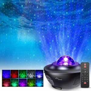 Groofoo - led Star Projector Lamp, Rotating Night Light Projector with 21 Modes & Remote Control & Timer & Speaker & Bluetooth Ocean Star Ceiling Groofoo - led Star Projector Lamp, Rotating Night Light Projector with 21 Modes & Remote Control & Timer & Speaker & Bluetooth Ocean Star Ceiling