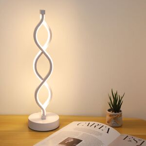 UNHO Led Table Lamp Dual Spiral Desk Lamp Warm White Modern Reading Light Bedside usb UNHO Led Table Lamp Dual Spiral Desk Lamp Warm White Modern Reading Light Bedside usb